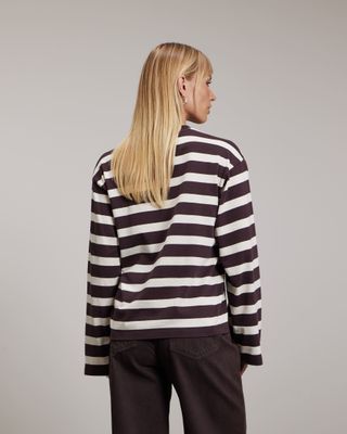Pink noir Ismene Long-Sleeve T-shirt Bruin