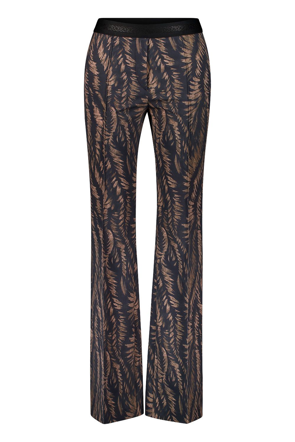 Gardeur broek print oranje