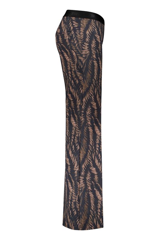 Gardeur broek print oranje