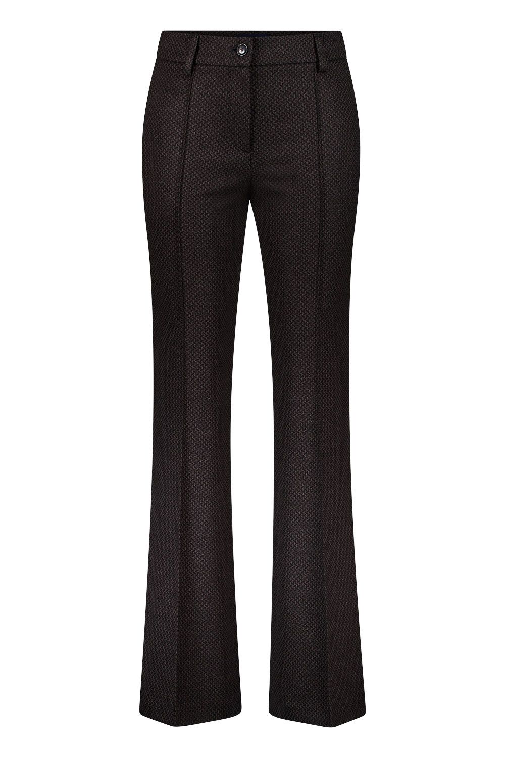Gardeur bootcut slim broek bruin