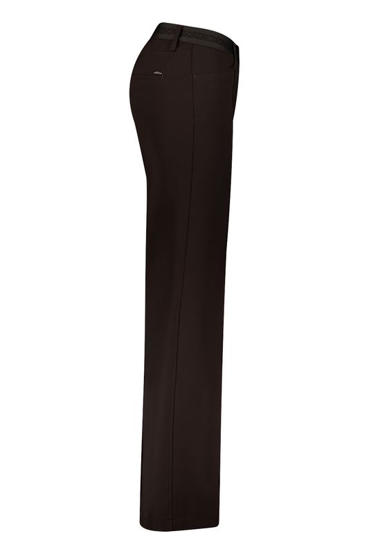 Gardeur flared broek bruin