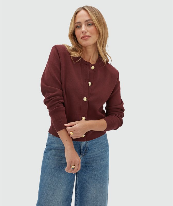 Josh V JV-FLISS Regular fit burgundy