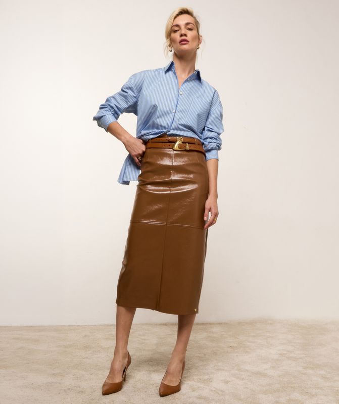 Josh V JV-SISSIE Oversized-Blouse met streep