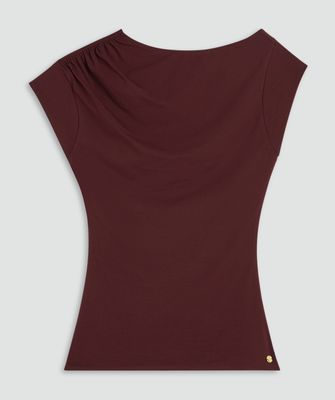 Josh V JV-PERCY Slim fit top burgundy