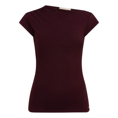Josh V JV-PERCY Slim fit top burgundy