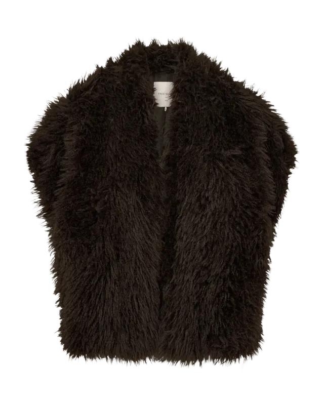 Freequent Vest Fine bruin