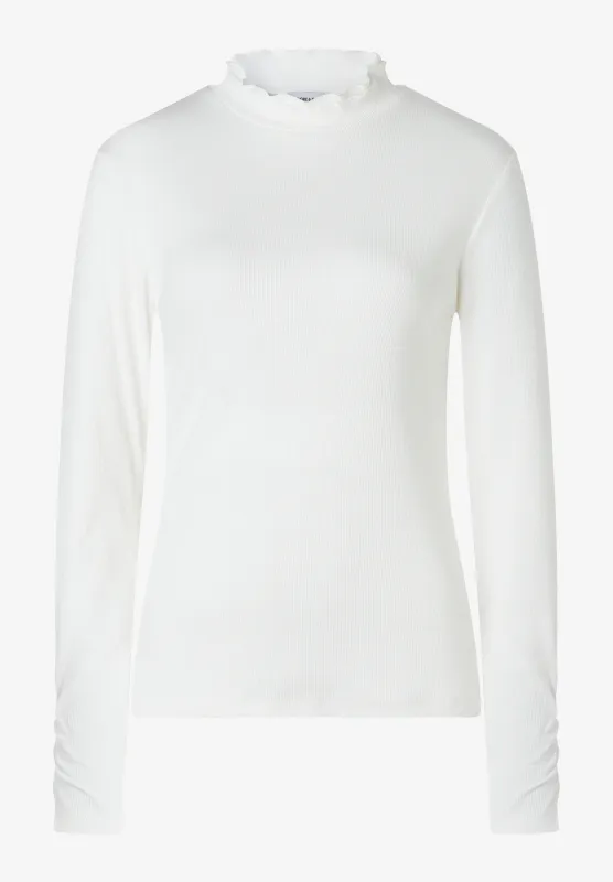 More&amp;More Uni Rip Shirt Ecru