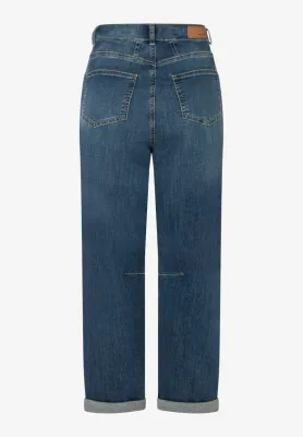 More&amp;More Blue Denim Barrel Leg Jeans