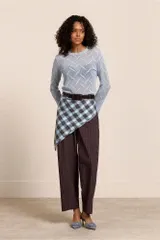 Studio Anneloes Reagan flaire lace top Blauw