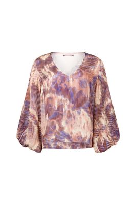 Studio Anneloes Florine flower stripe blouse Multi