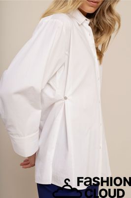 Studio Anneloes Arina poplin blouse Wit