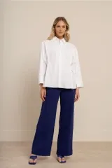 Studio Anneloes Arina poplin blouse Wit