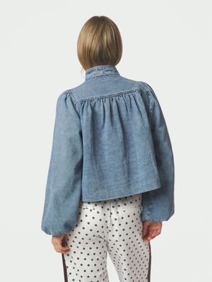 Neo Noir Tirsa Denim Jacket Blauw