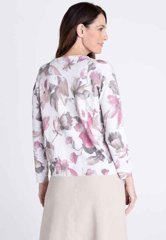 Frank Walder Trui met print Rood