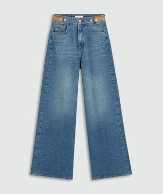 Josh V JV-GLORIA High-Waisted Wide-Leg-Jean Jeans