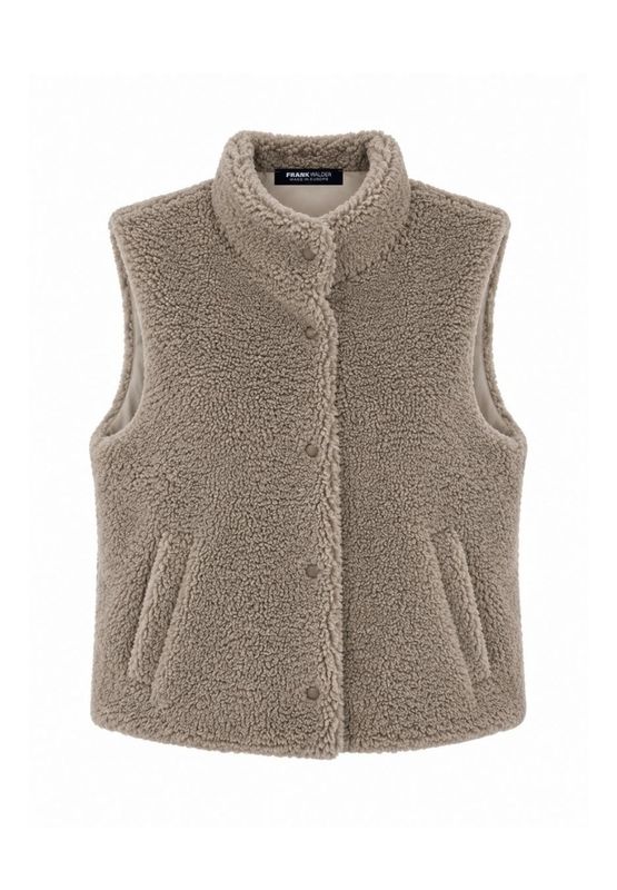 Frank Walder Fellweste Beige