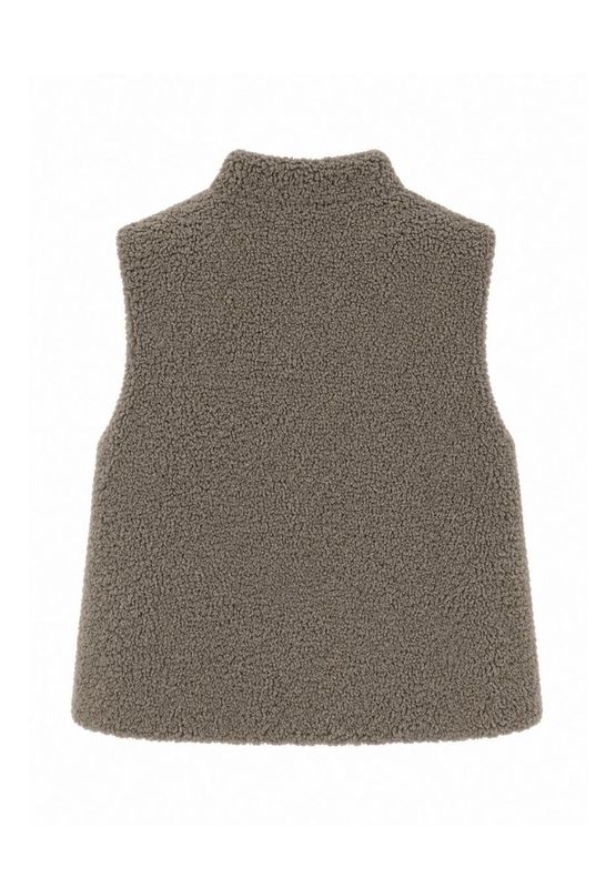 Frank Walder Fellweste Beige
