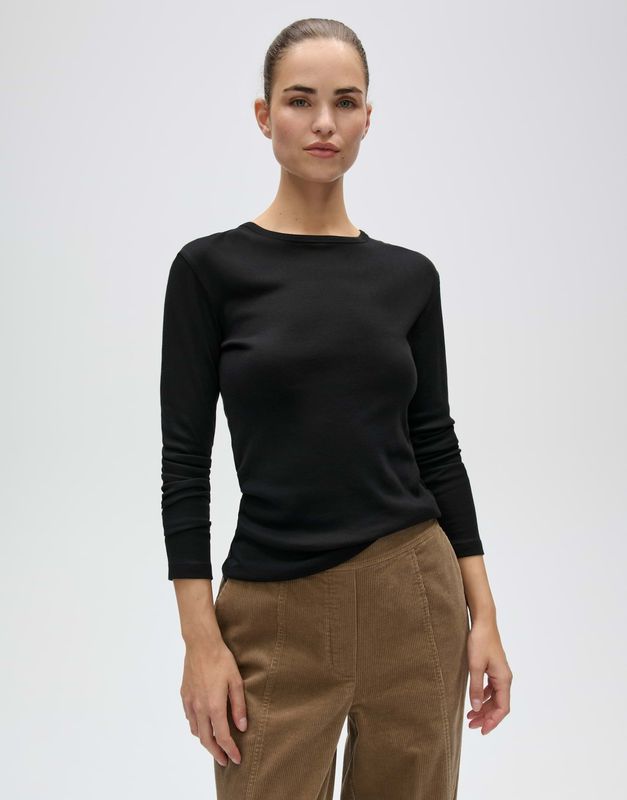 Opus Sherrie top Zwart