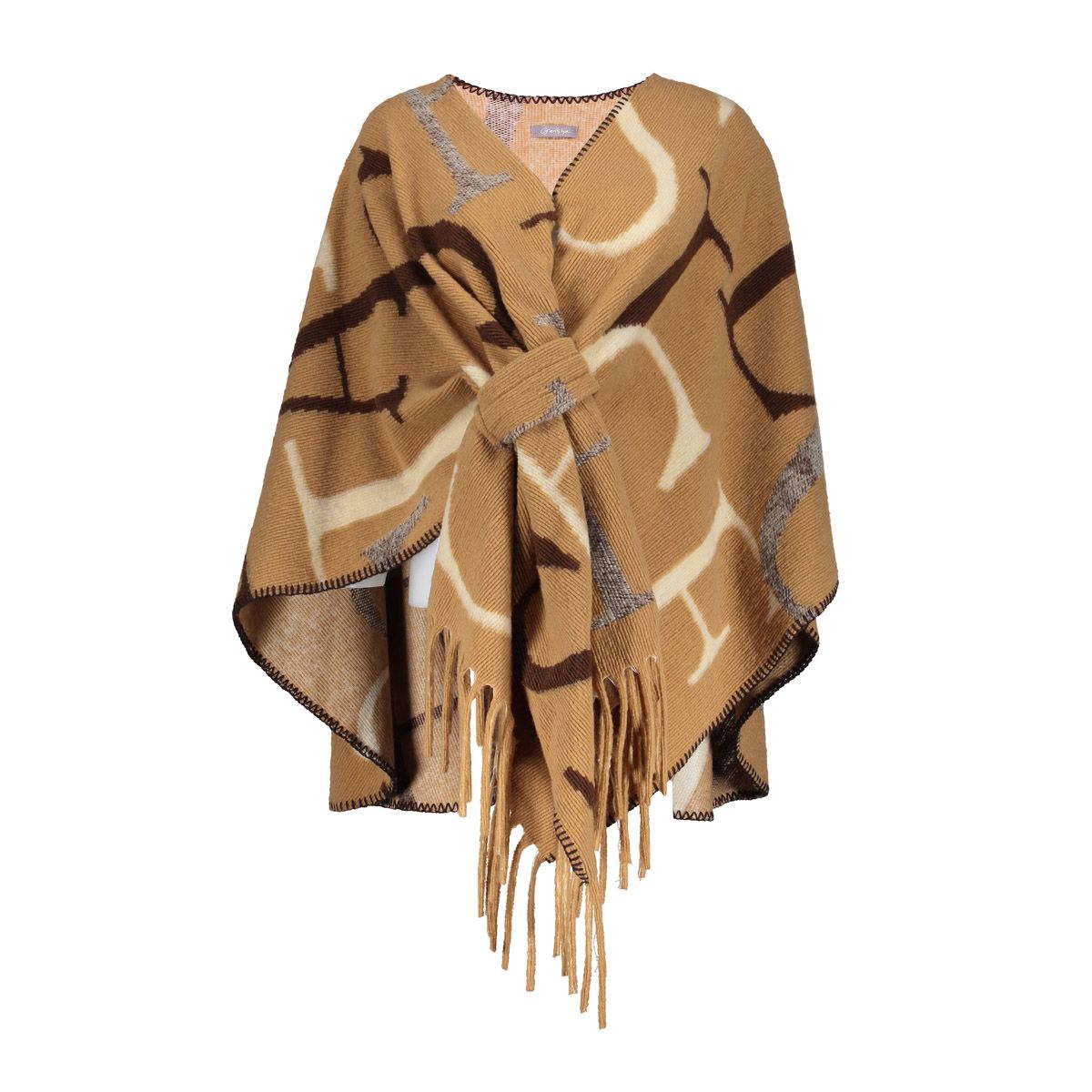 Geisha poncho Beige  63711-20