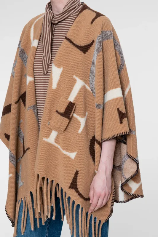 Geisha poncho Beige
