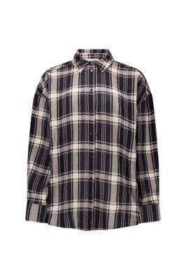 Studio Anneloes Leira check scarf blouse Blauw /bruin