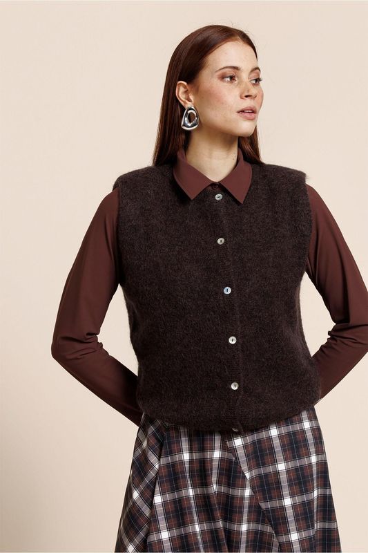 Studio Anneloes Bibi sls cardigan Bruin