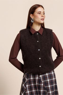 Studio Anneloes Bibi sls cardigan Bruin