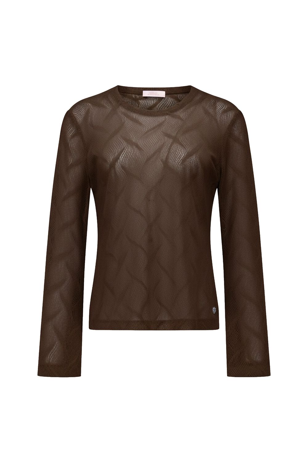 Studio Anneloes Reagan flaire lace top Bruin