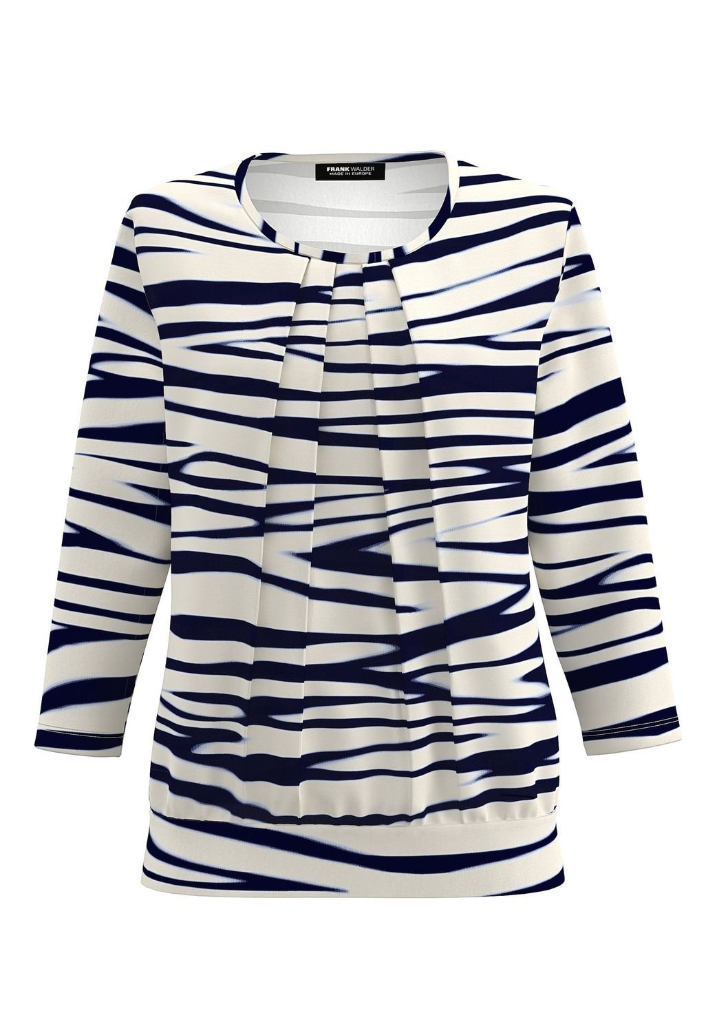 Frank Walder Blusenshirt Blauw
