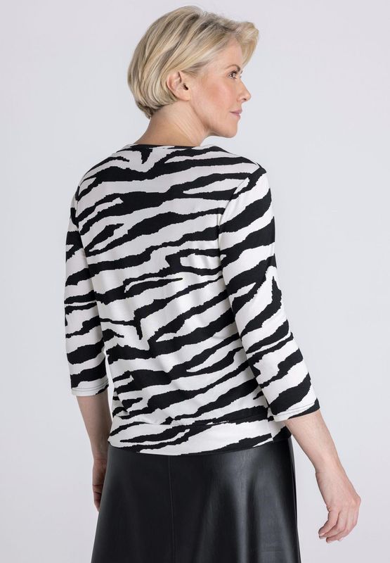 Frank Walder shirt met plooien Blauw