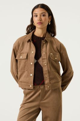 Garcia bruin suede jack