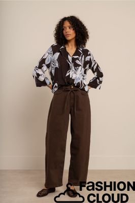 Studio Anneloes Babet denim trousers Bruin
