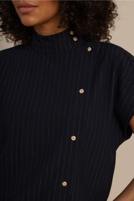 Studio Anneloes Danni gold stripe blouse Blauw