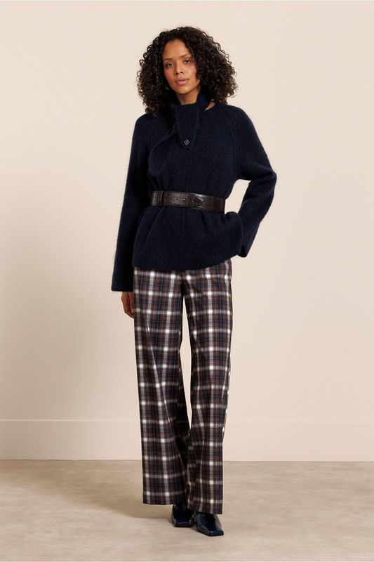 Studio Anneloes Lexie check trousers Bruin