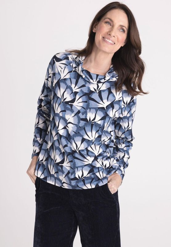 Frank Walder Lange Mouwen Shirt Blauw