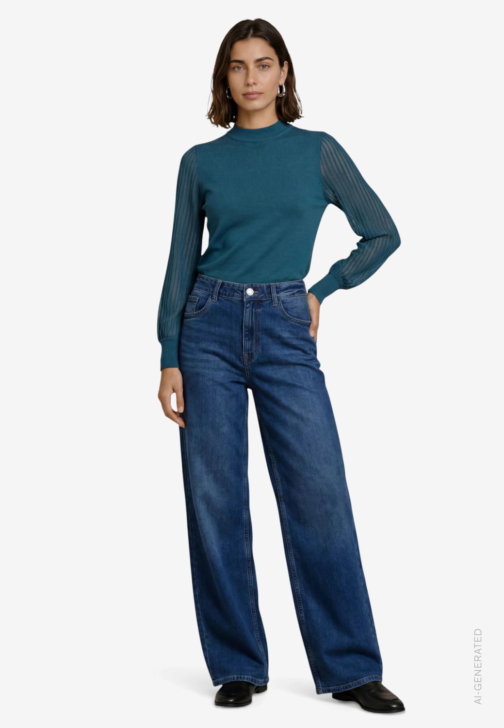 Zero Shirt met mouwdetail groen
