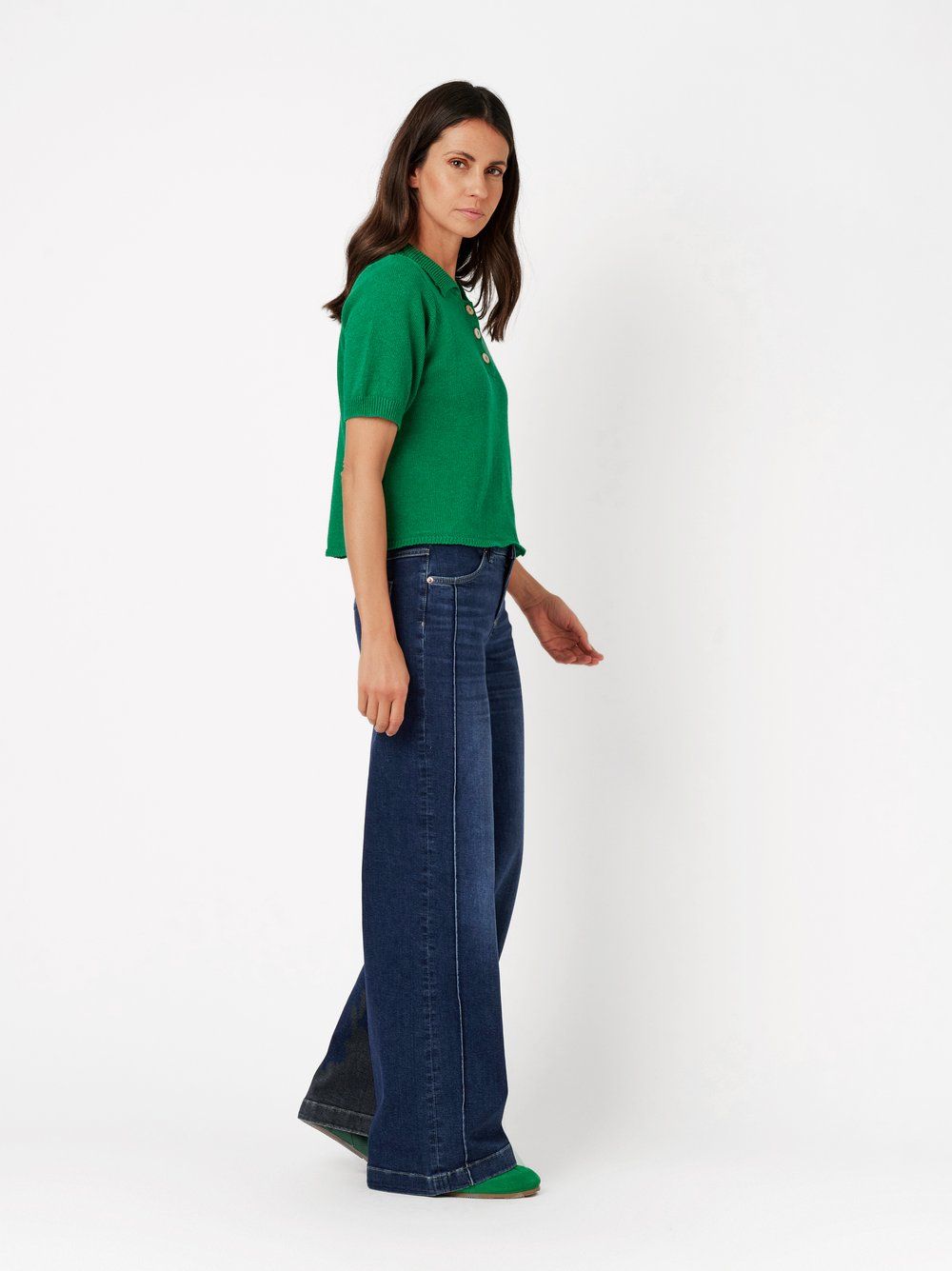 Toni Ella Flared Blauw