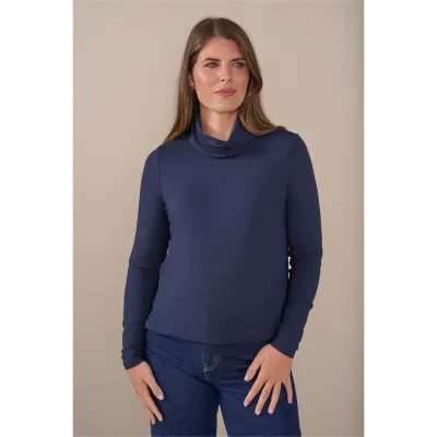 Roberto Sarto Blouson ronde hals Blauw