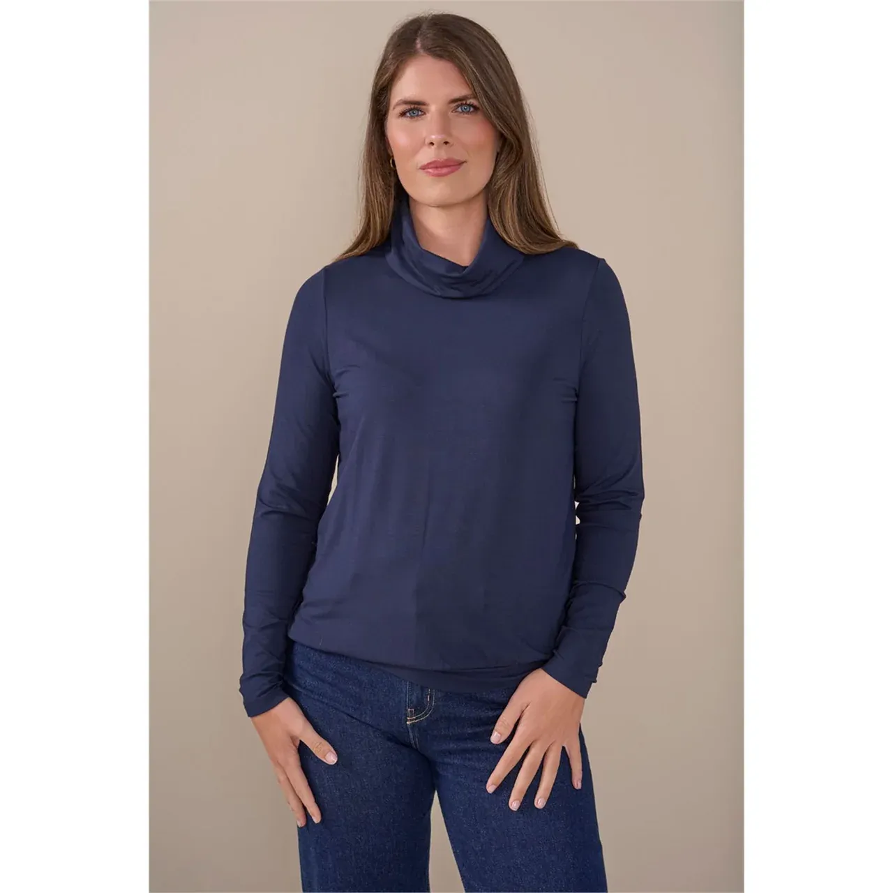 Roberto Sarto Blouson ronde hals Blauw
