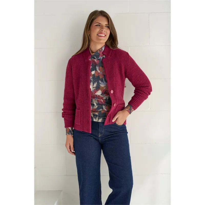Roberto Sarto Vest ronde hals opstaand Rood