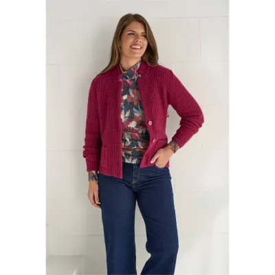 Roberto Sarto Vest ronde hals opstaand Rood