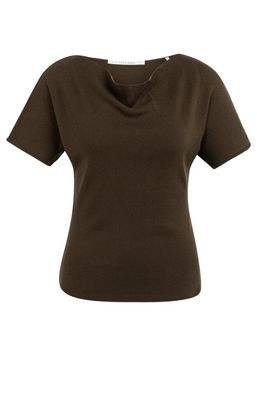 YaYa Gebreide top met watervalhals