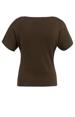 YaYa Gebreide top met watervalhals