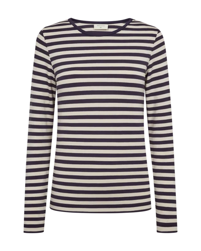 Freequent FQLIANA Gestreept shirt Paars