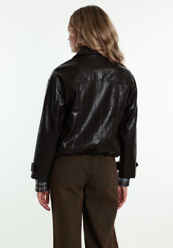 Geisha leather look Jas Bruin