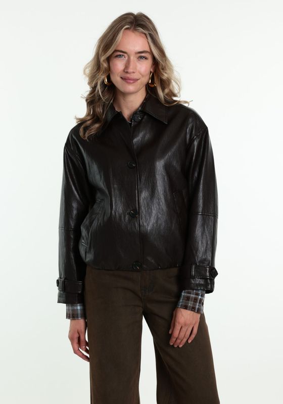 Geisha leather look Jas Bruin