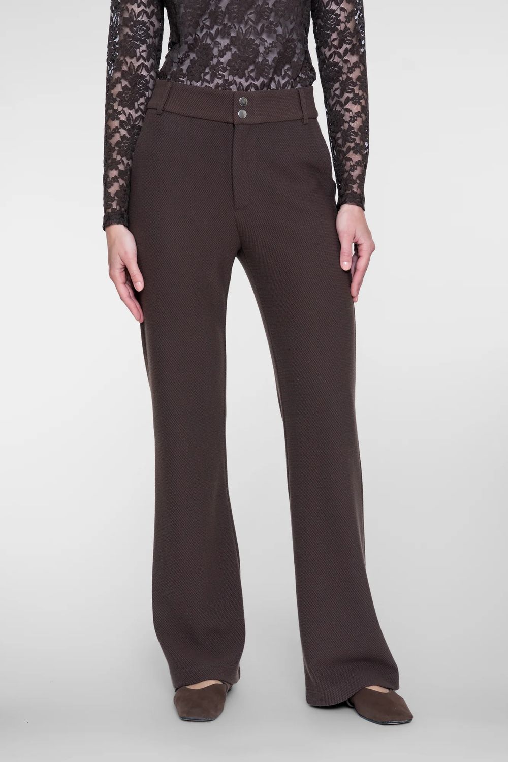Geisha Comfy Broek Bruin