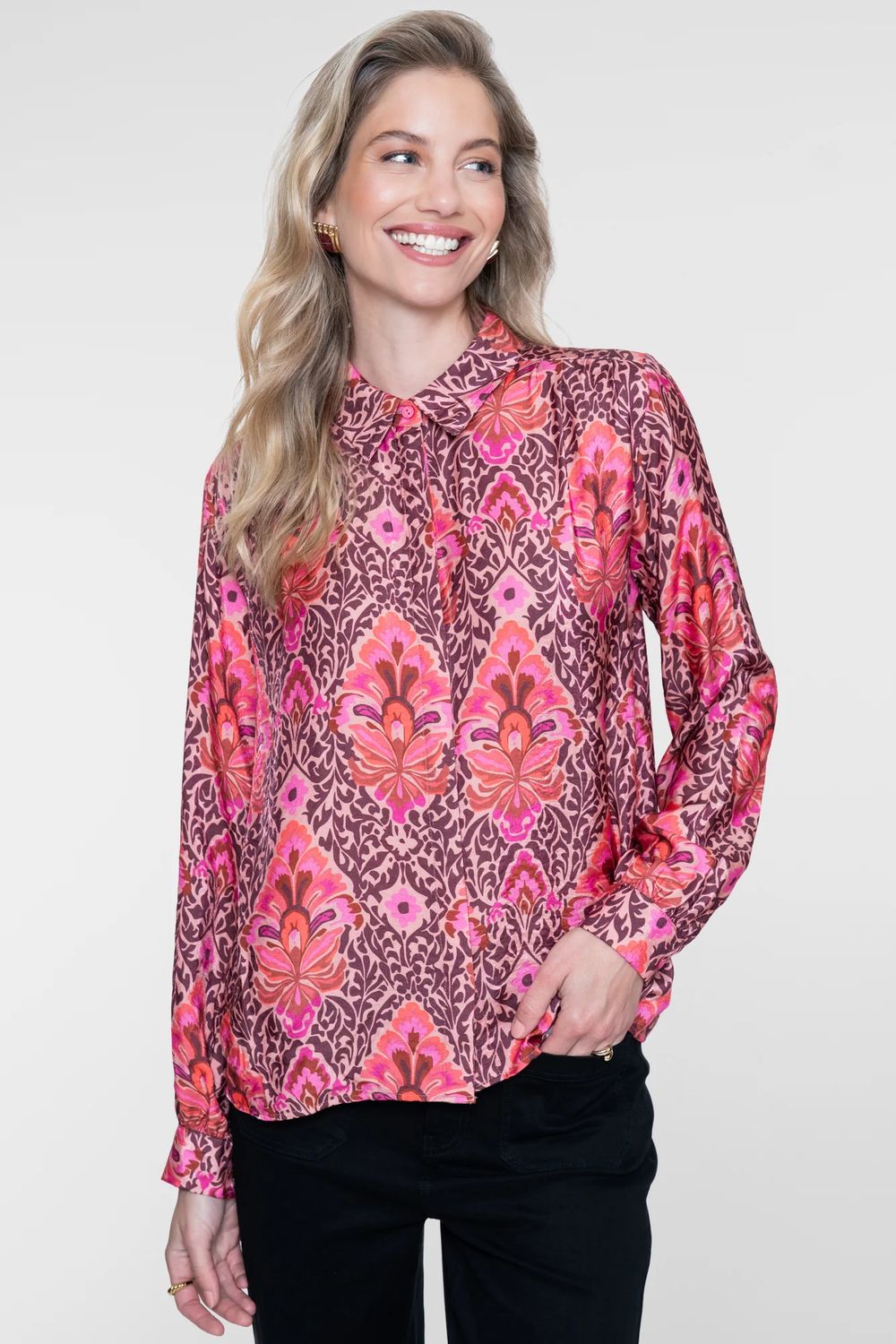 Geisha blouse Rood