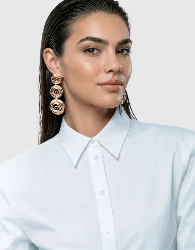 Shoeby Peplum Blouse Wit