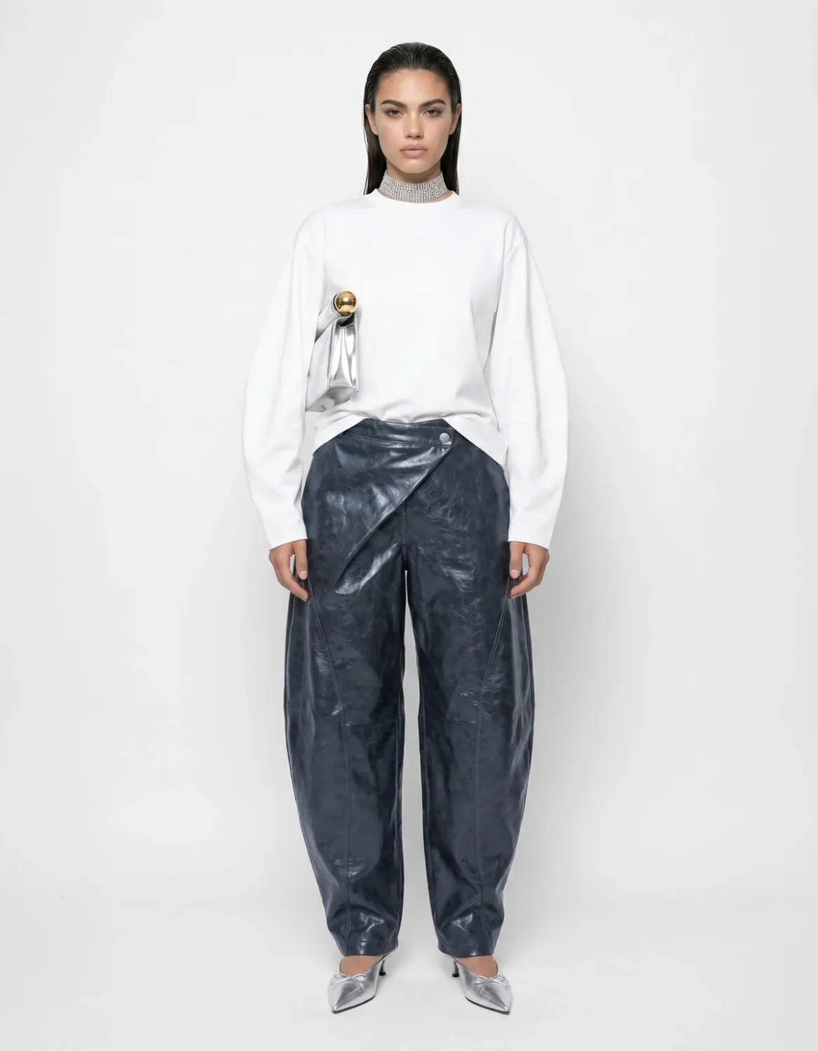 Shoeby Asymmetric Barrel Fit Broek